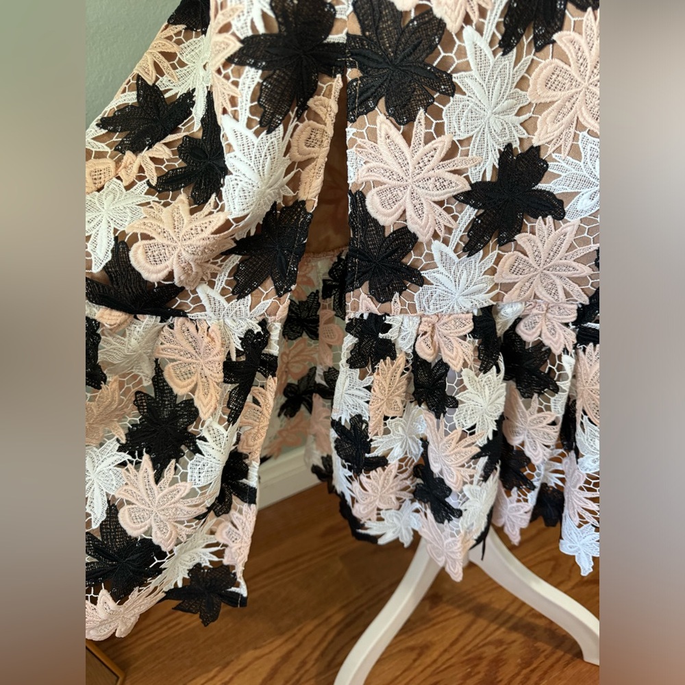 Dress the Population Chantal Floral Multihue Lace Party Dress Size XS NWT - Picture 5 of 14
